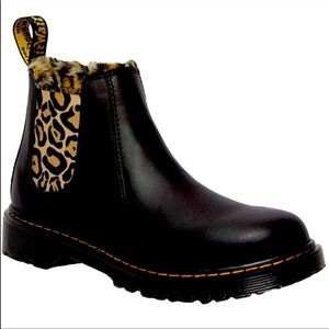 Leopard fur doc Martin! Perfect for fall